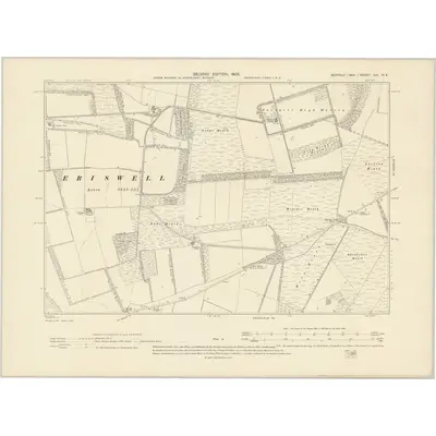 1903 Map of Suffolk XXI.NE, 1905 Print