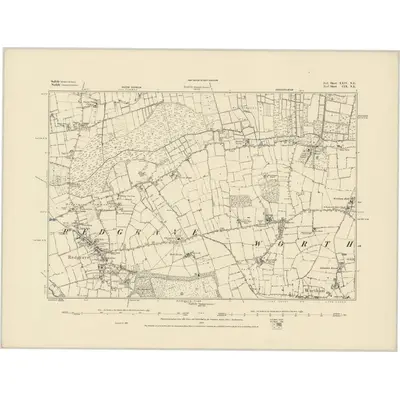 1885 Map of Suffolk XXIV.NE