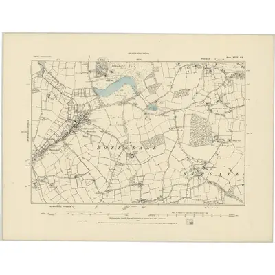 1885 Map of Suffolk XXIV.SE