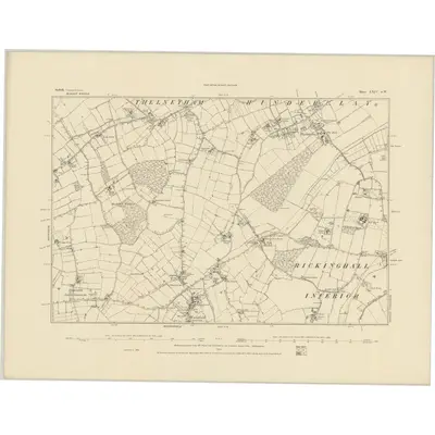 1885 Map of Suffolk XXIV.SW