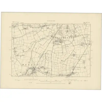 1885 Map of Suffolk XXV.SW