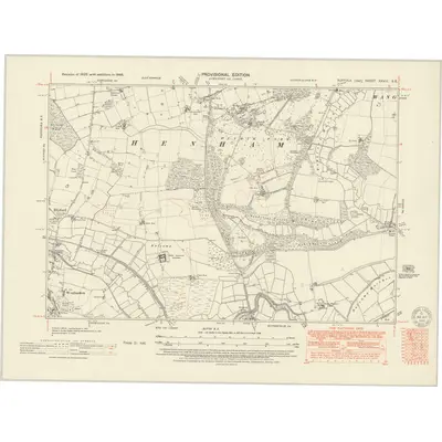 1946 Map of Suffolk XXVIII.SE, 1951 Print