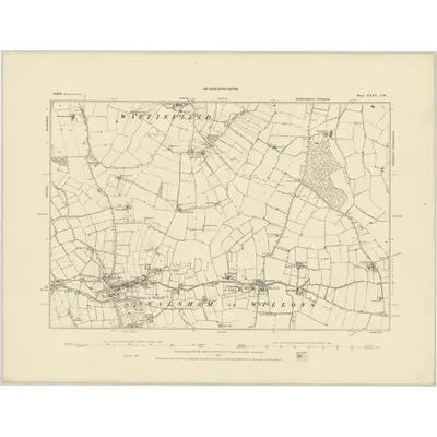 1885 Map of Suffolk XXXV.NW