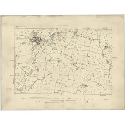 1885 Map of Suffolk XXXVI.NE