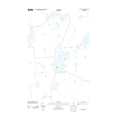 2013 Map of Sugar Camp, 2013 Print