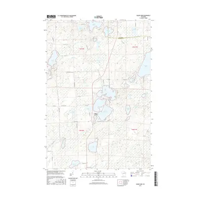 2015 Map of Sugar Camp, 2015 Print