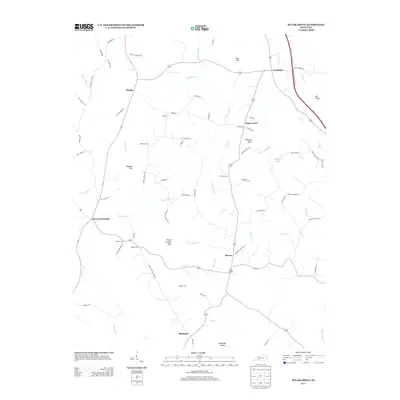 2013 Map of Sugar Grove, 2013 Print
