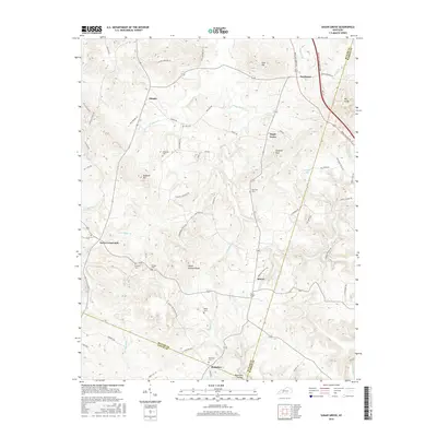 2016 Map of Sugar Grove, 2016 Print