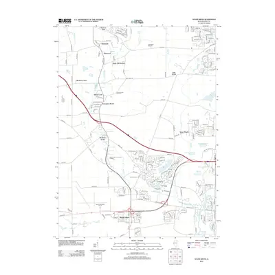 2012 Map of Sugar Grove, 2012 Print