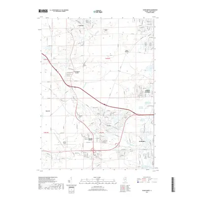 2018 Map of Sugar Grove, 2018 Print