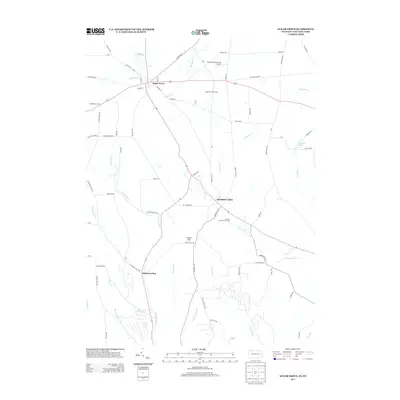2013 Map of Sugar Grove, 2013 Print