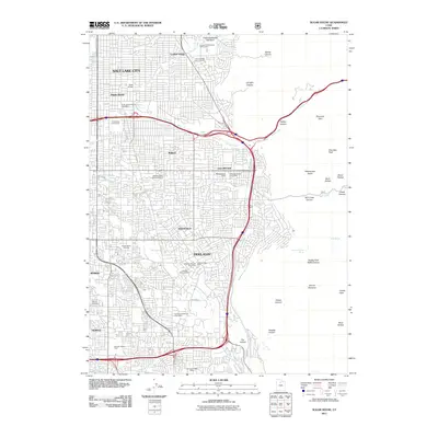 2011 Map of Sugar House, 2011 Print