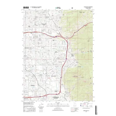 2017 Map of Sugar House, 2017 Print