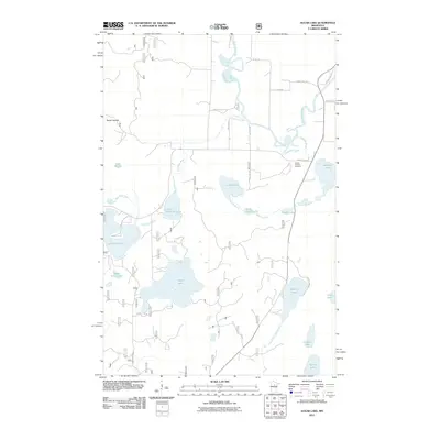 2011 Map of Sugar Lake, 2011 Print
