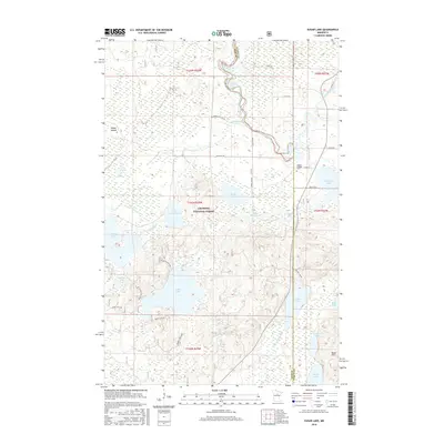 2016 Map of Sugar Lake, 2016 Print