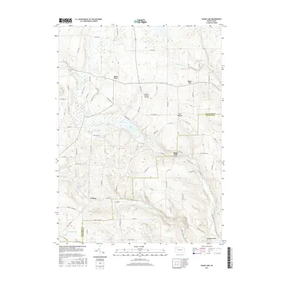2016 Map of Sugar Lake, 2016 Print