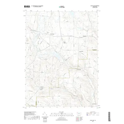 2019 Map of Sugar Lake, 2019 Print