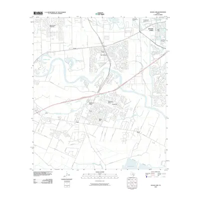 2010 Map of Sugar Land, 2010 Print