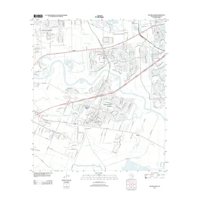 2013 Map of Sugar Land, 2013 Print