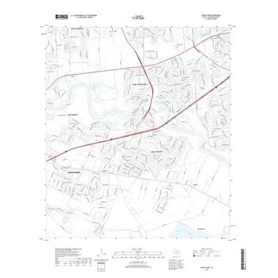 2019 Map of Sugar Land, 2019 Print