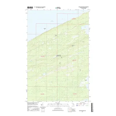 2017 Map of Sugar Mountain, 2017 Print