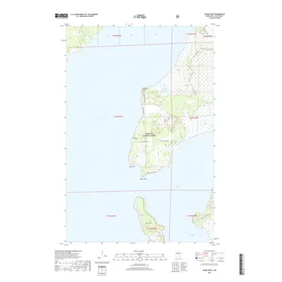 2019 Map of Sugar Point, 2019 Print