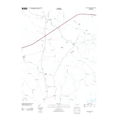 2013 Map of Sugar Tree, 2013 Print