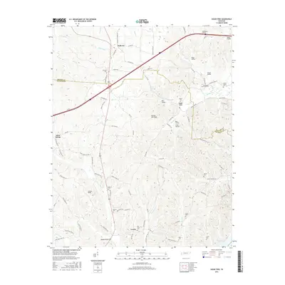 2016 Map of Sugar Tree, 2016 Print