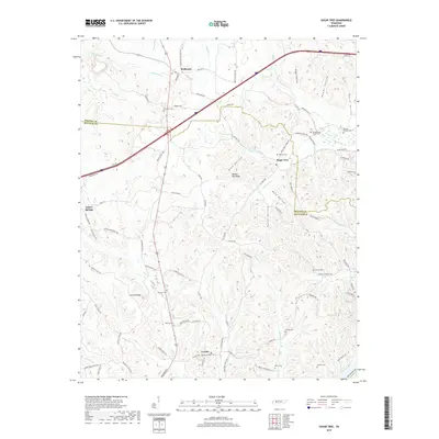 2019 Map of Sugar Tree, 2019 Print