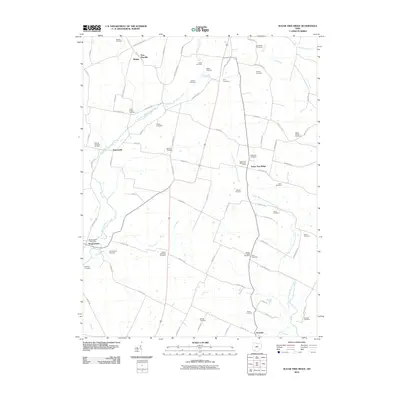 2010 Map of Sugar Tree Ridge, 2010 Print