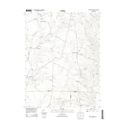 2013 Map of Sugar Tree Ridge, 2013 Print
