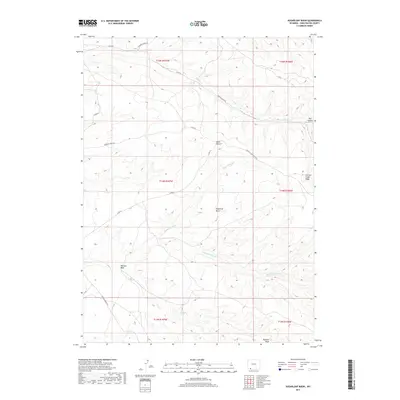 2017 Map of Sugarloaf Basin, 2017 Print