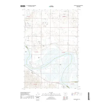 2017 Map of Sugarloaf Butte, 2017 Print
