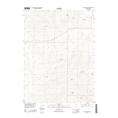 2014 Map of Sugarloaf Butte, 2014 Print