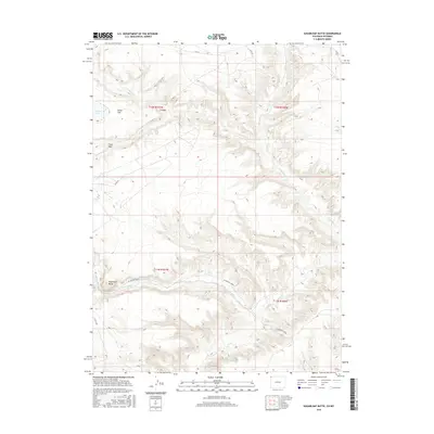 2016 Map of Sugarloaf Butte, 2016 Print