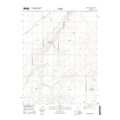 2014 Map of Sugarloaf Butte, 2014 Print