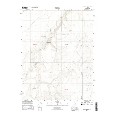 2017 Map of Sugarloaf Butte, 2017 Print