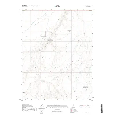 2020 Map of Sugarloaf Butte, 2020 Print