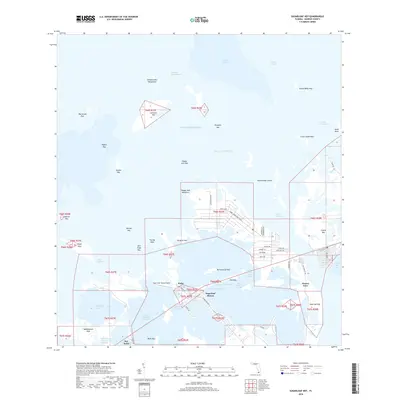 2018 Map of Sugarloaf Key, 2018 Print
