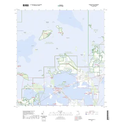 2024 Map of Sugarloaf Key, 2024 Print