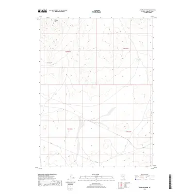 2018 Map of Sugarloaf Knob, 2018 Print