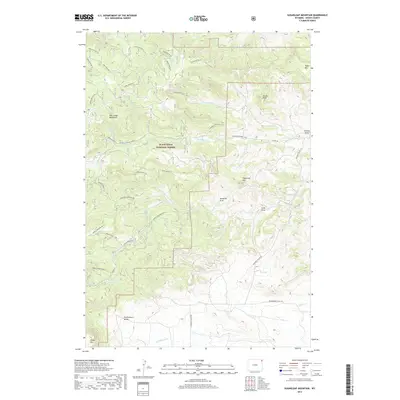 2017 Map of Sugarloaf Mountain, 2017 Print