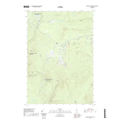 2021 Map of Sugarloaf Mountain, 2021 Print