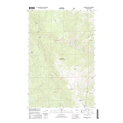 2017 Map of Sugarloaf Peak, 2017 Print