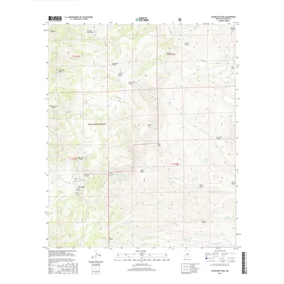 2017 Map of Sugarloaf Peak, 2017 Print