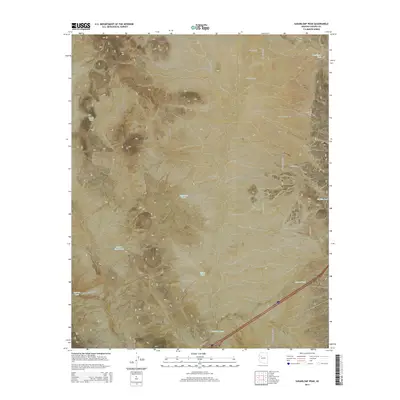 2014 Map of Sugarloaf Peak, 2014 Print