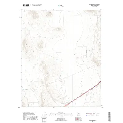 2018 Map of Sugarloaf Peak, 2018 Print
