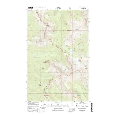2017 Map of Suiattle Pass, 2017 Print