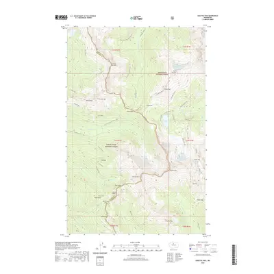 2020 Map of Suiattle Pass, 2020 Print