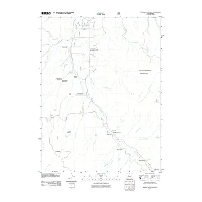 2011 Map of Suicide Mountain, 2011 Print